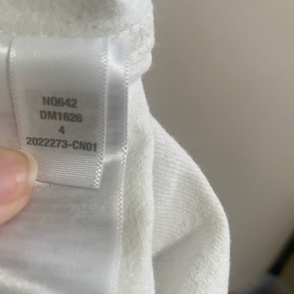 Madewell White Denim A-Line Sleeveless Mini Dress Size 4 - Picture 8 of 11